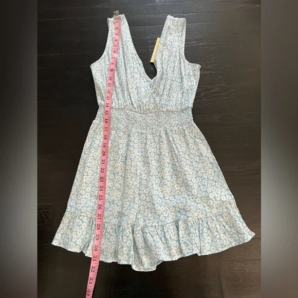 Juniors' Rewind Front Wrap Romper size XS - Picture 5 of 10